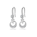 Silver 925 Moon And Star Earrings